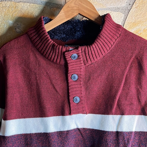 Commerce Jimmy Button Mock Neck Sweater 🫶 - Picture 5 of 9